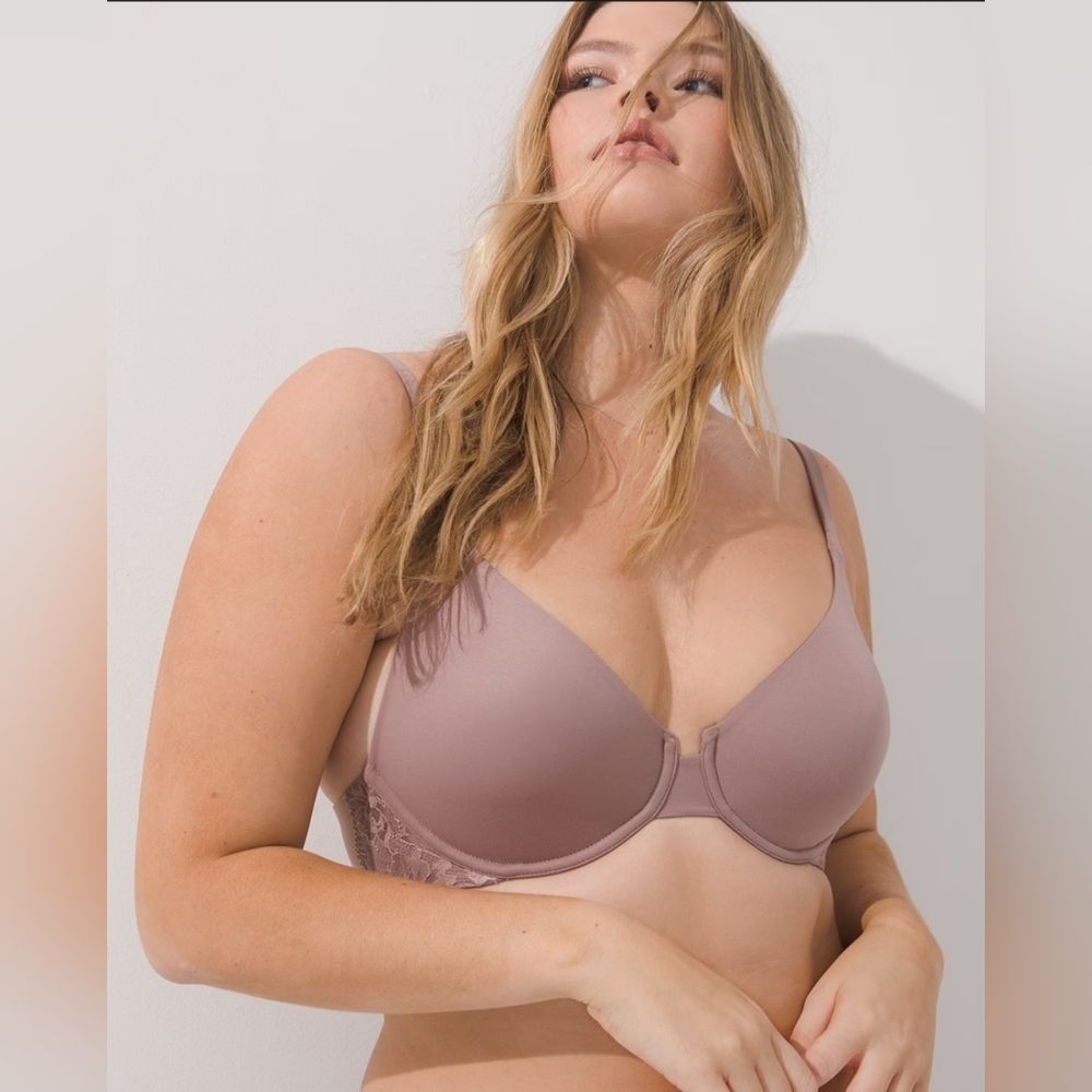 NWT SOMA EMBRACEABLESignature Lace Unlined Perfect Coverage Bra